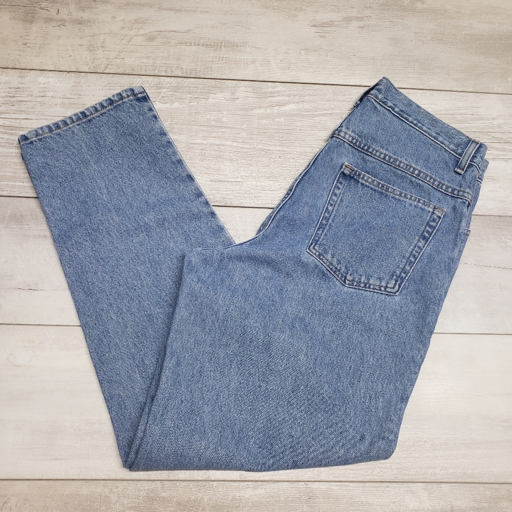 L. L.BEAN Jeans Original Fit Traditional 14 High Rise 5 Pockets Preppy Baggy